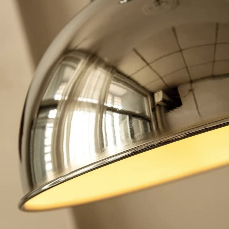 Alessio Industriale Metallo LED Sospensione Cromo Camera da Letto/Cucina