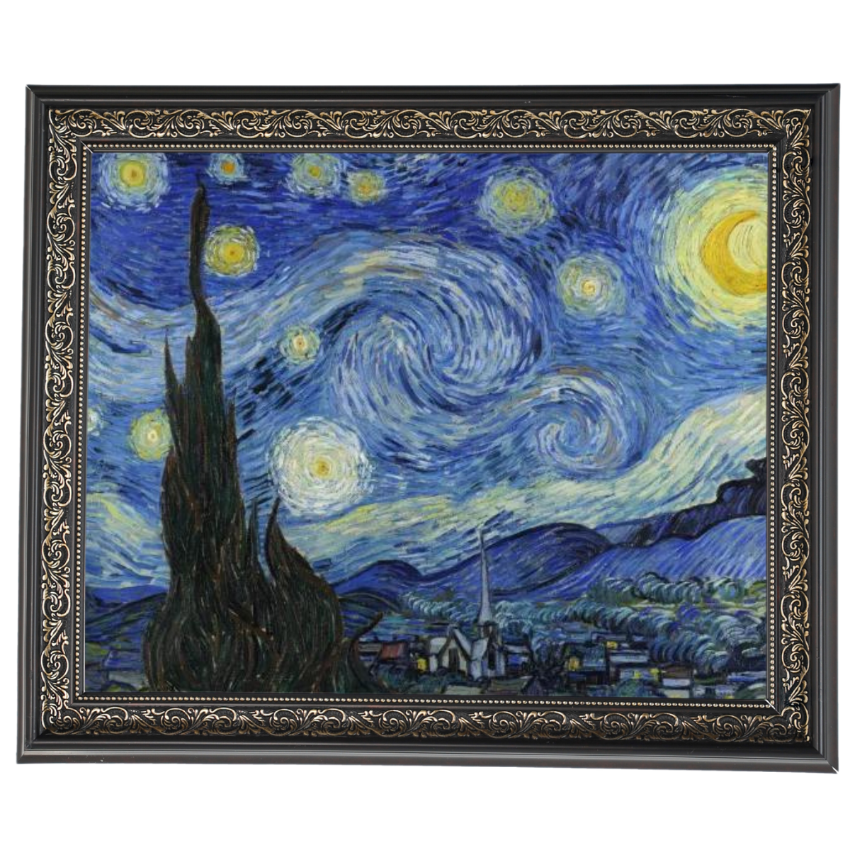 Notte stellata - Post Impressionismo Stampe Da Parete Decorazione Per Sala Da Pranzo