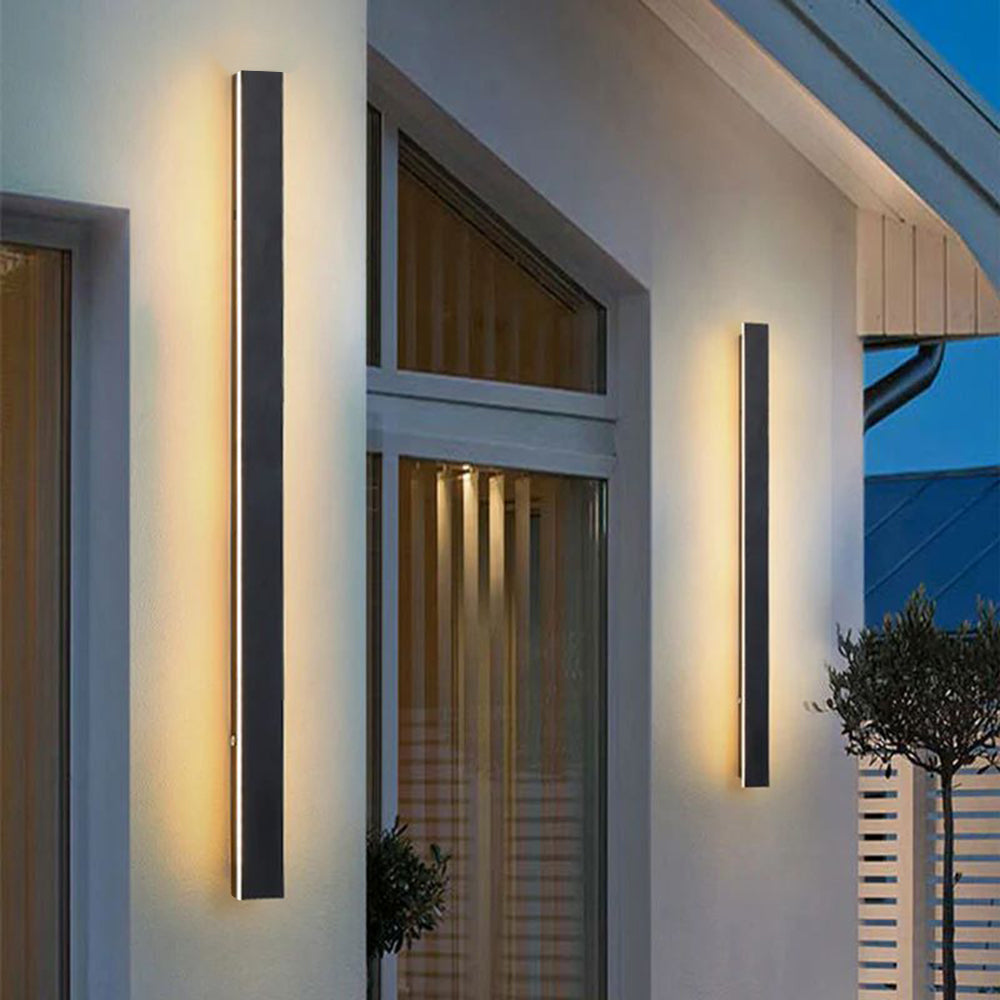 Edge Applique da Esterni Metallo Lineare Balcone Terrazza Minimalista