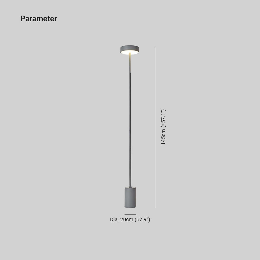 Edge Design LED Lampada da Terra Metallo/Acrilico Salotto Moderno Minimalista Semplice