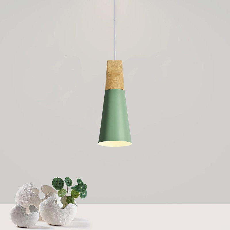 Morandi Moderno Semplice LED Lampada a Sospensione Multi-Forme Legno/Metallo Soggiorno/Camera da Letto/Cucina