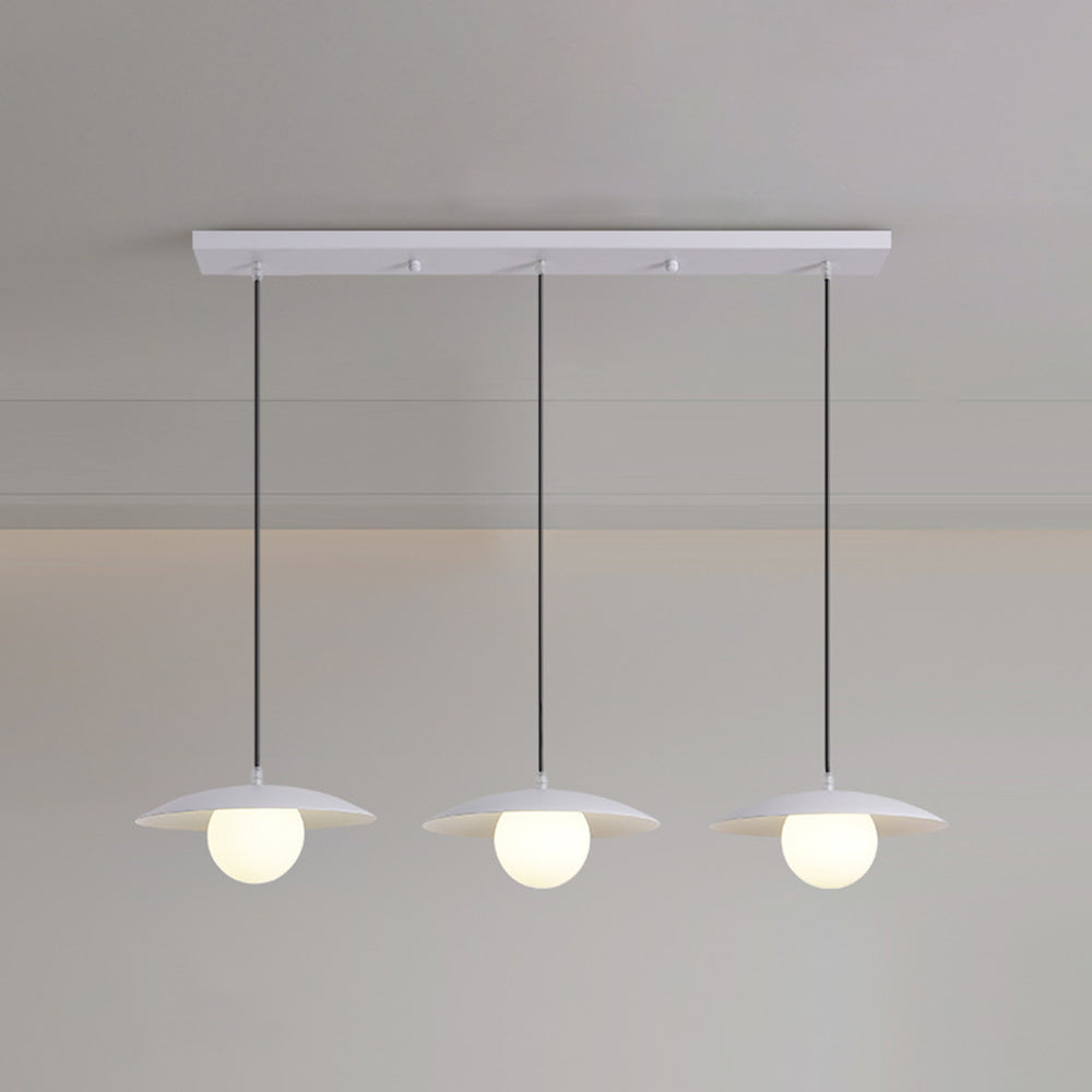 Morandi Moderno Metallo/Vetro LED Sospensione Bianco Camera da letto/Cucina