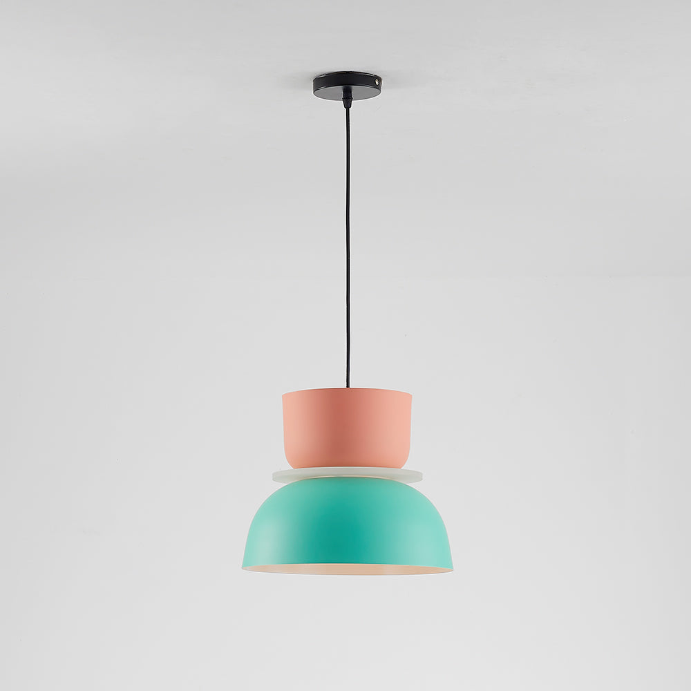 Morandi Moderni LED Lampade a Sospensione Metallo Sala Studio Colore Contrasto Industria Soggiorno