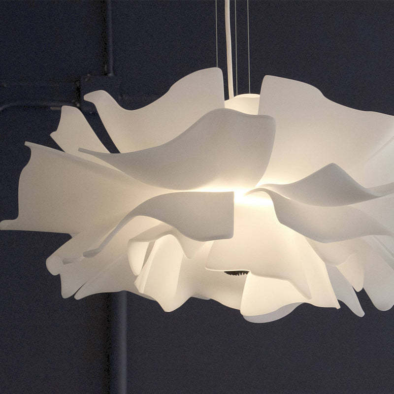 Bella Moderni LED Lampada a Sospensione Bianco Fiore Soggiorno/Camera da Letto Elegante