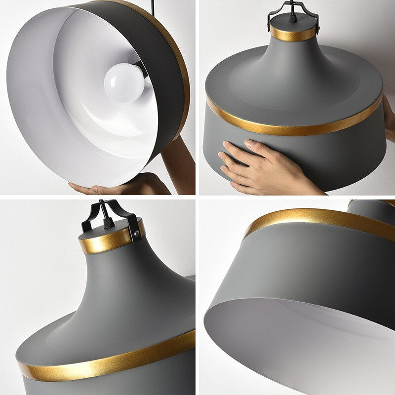 Morandi Moderno Design LED Lampade a Sospensione Sospesi Metallo Soggiorno