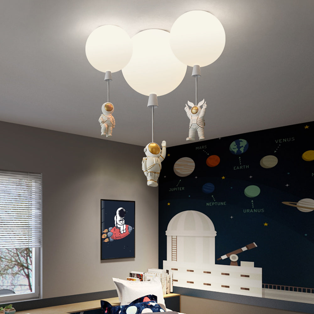 Fateh Plafoniere Acrilico Astronauta Palloncino Camera da Bambini
