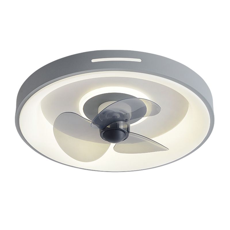 Quinn Minimalismo LED Ventilatore a Soffitto Quadrato/Rotonda Metallo Acrilico Oro Soggiorno/Camera da Letto