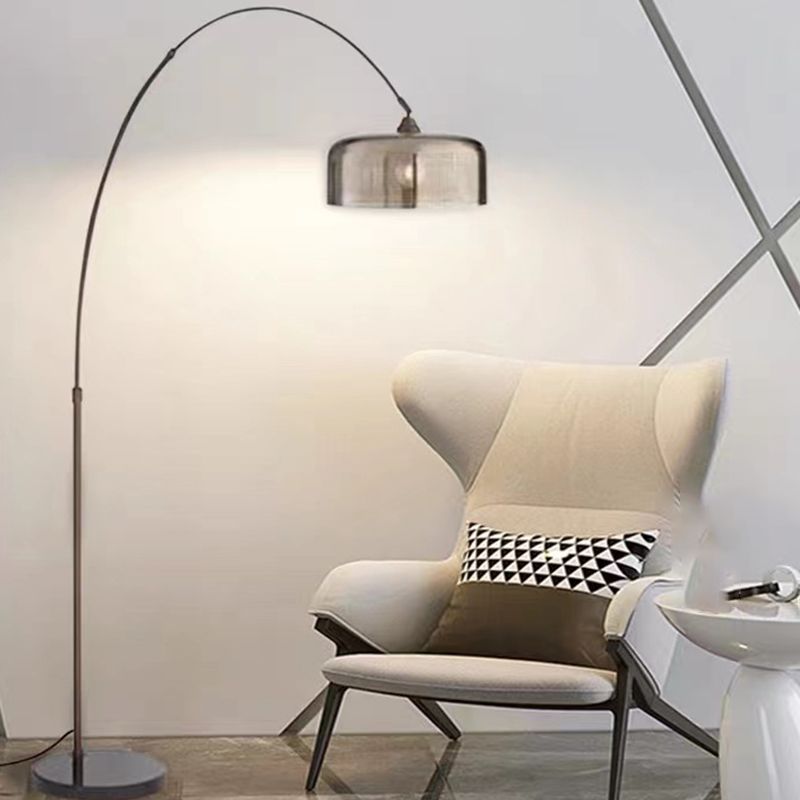 Salgado Moderni LED Lampade da Terra Moderno Arco Metallo Nero Soggiorno/Camera da Letto/Sala Studio