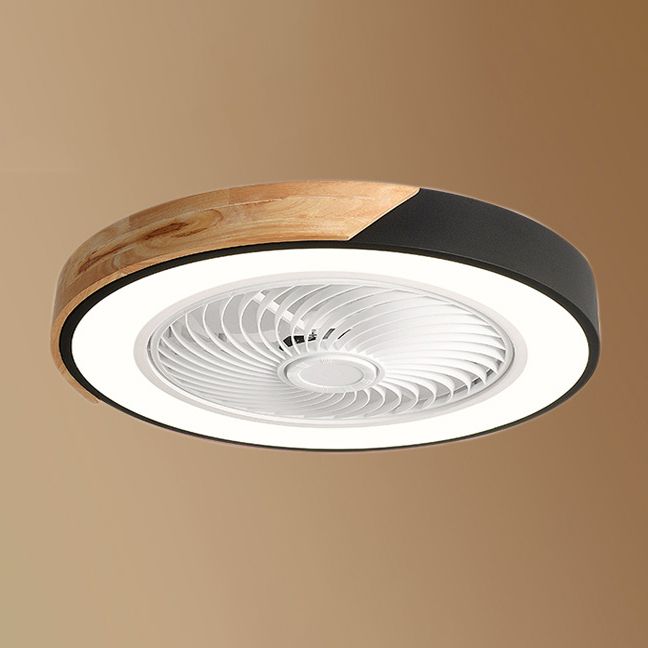 Ozawa Moderni LED Ventilatore a Soffitto Metallo Acrilico Girare Soggiorno/Camera da Letto