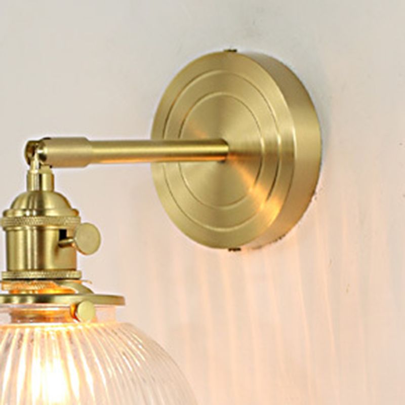 Hailie Moderno Classico LED Applique Metallo Oro Specchio Bagno/Soggiorno/Camera da Letto