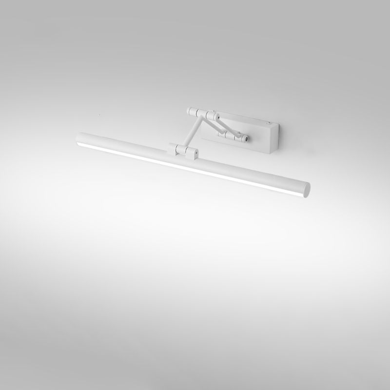 Edge Minimalista LED Applique Specchio Bagno Metallo Bianco