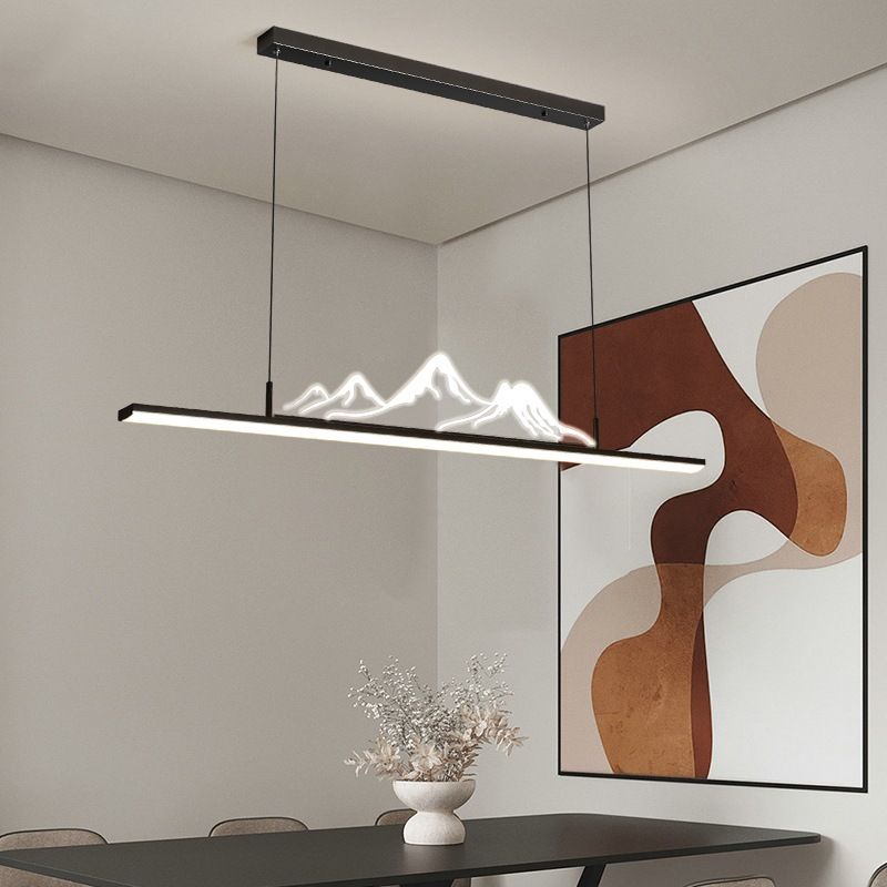 Louise Nero/Oro Montagna LED Lampade a Sospensione Moderni LED Corridoio/Giardino