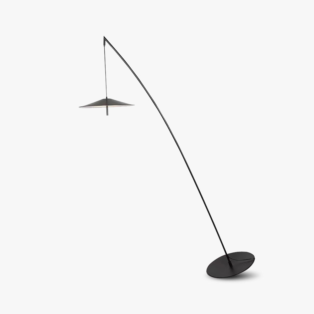 Salgado Frisbee Fishing Rod Lampada da Terra Metallo