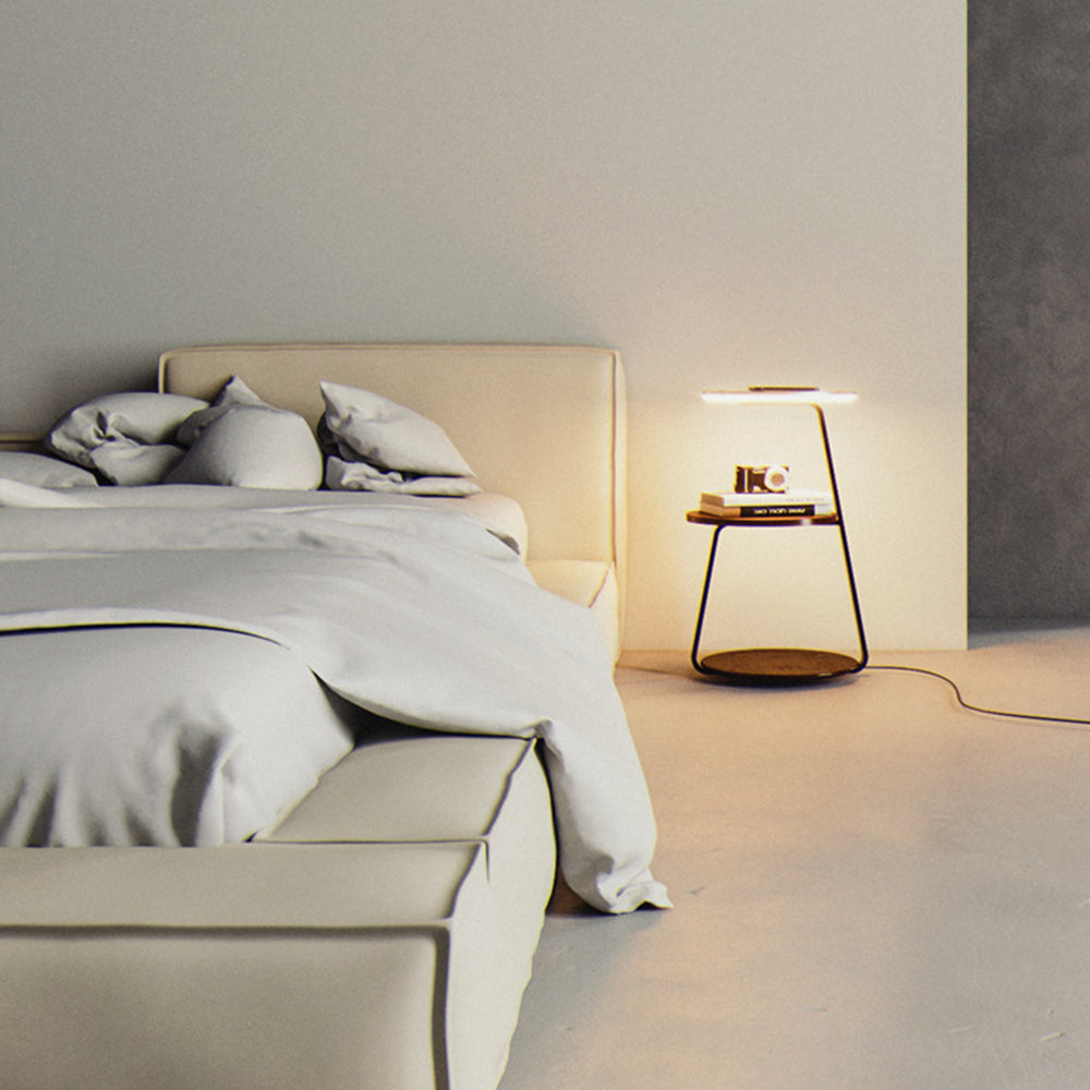 Ozawa Moderno LED Lampada da Terra/Lampada da Tavolo Legno Sala Studio/Camera da Letto