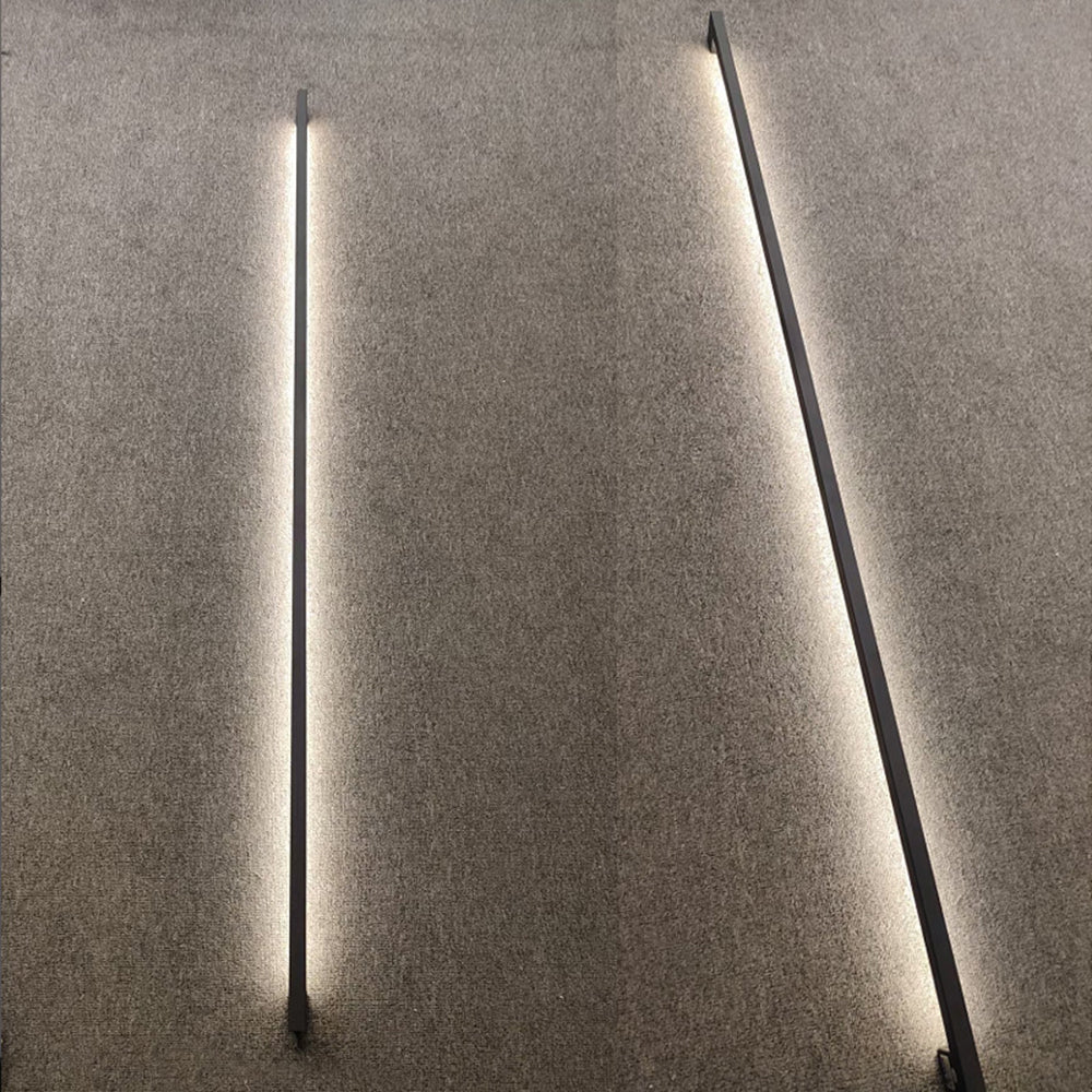 Edge Moderno Minimalismo Lineare LED Applique Metallo Acrilico Nero Soggiorno/Camera da Letto/Corridoio