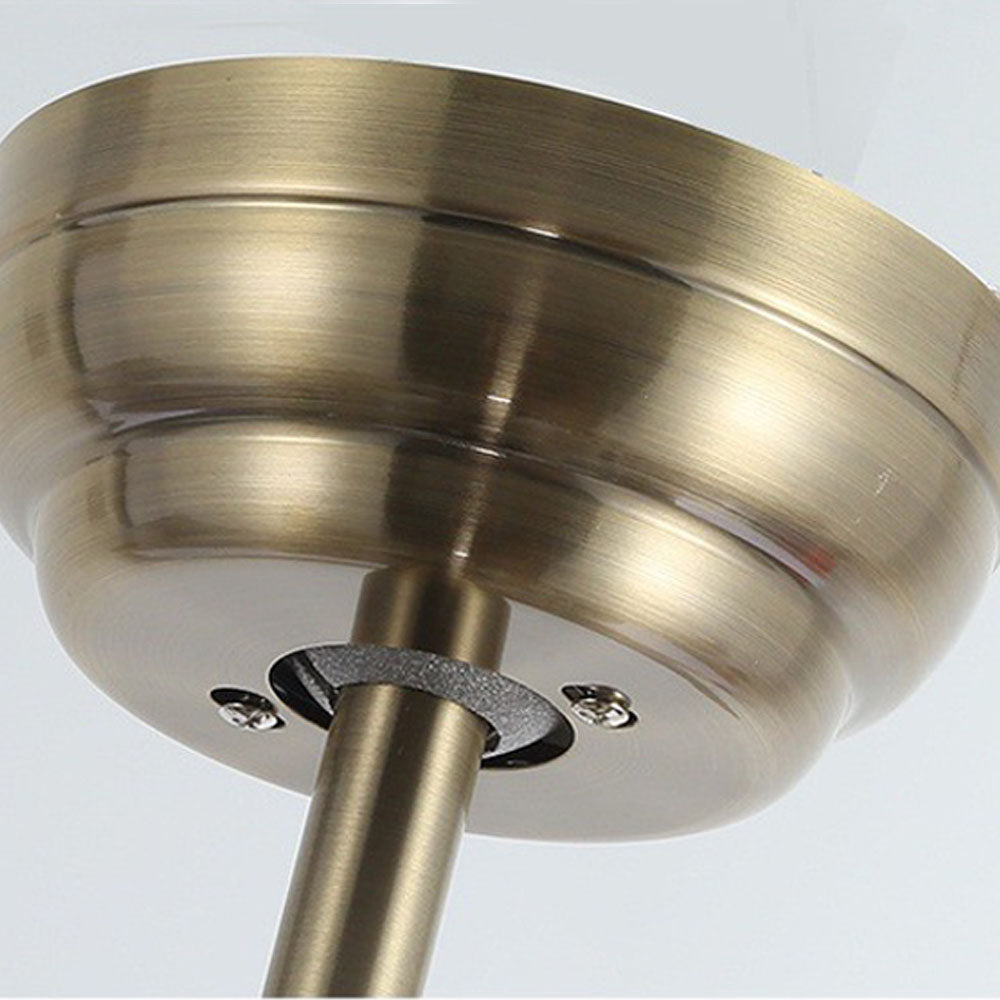 Alessio Industriale LED Ventilatore a Soffitto Metallo Ottone Soggiorno/Camera da Letto