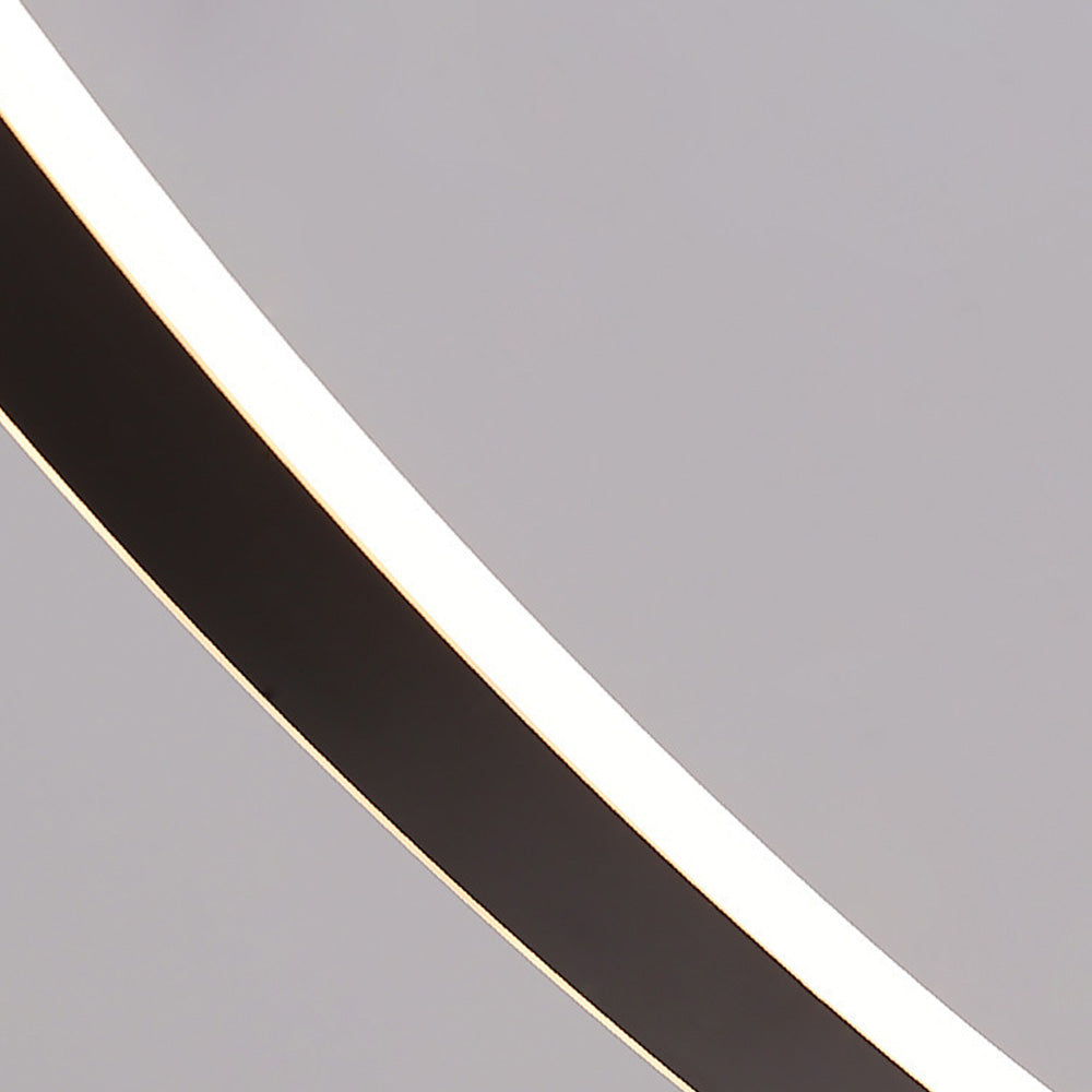 Edge Lampada da Terra Regolabile Metallo/Silicone Bianco/Nero