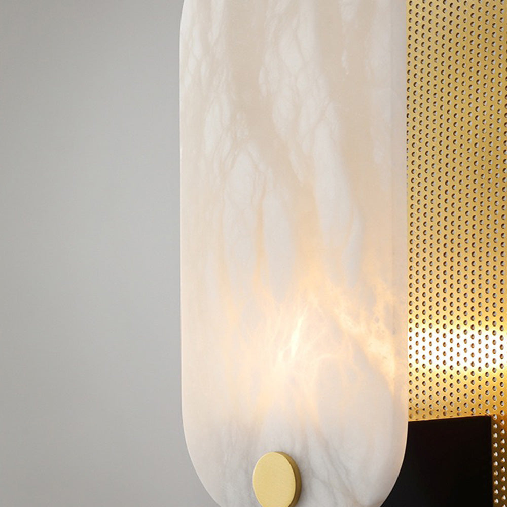 Cooley Lampade da Terra LED Metallo/Marmo Bianco/Nero Soggiorno Moderne