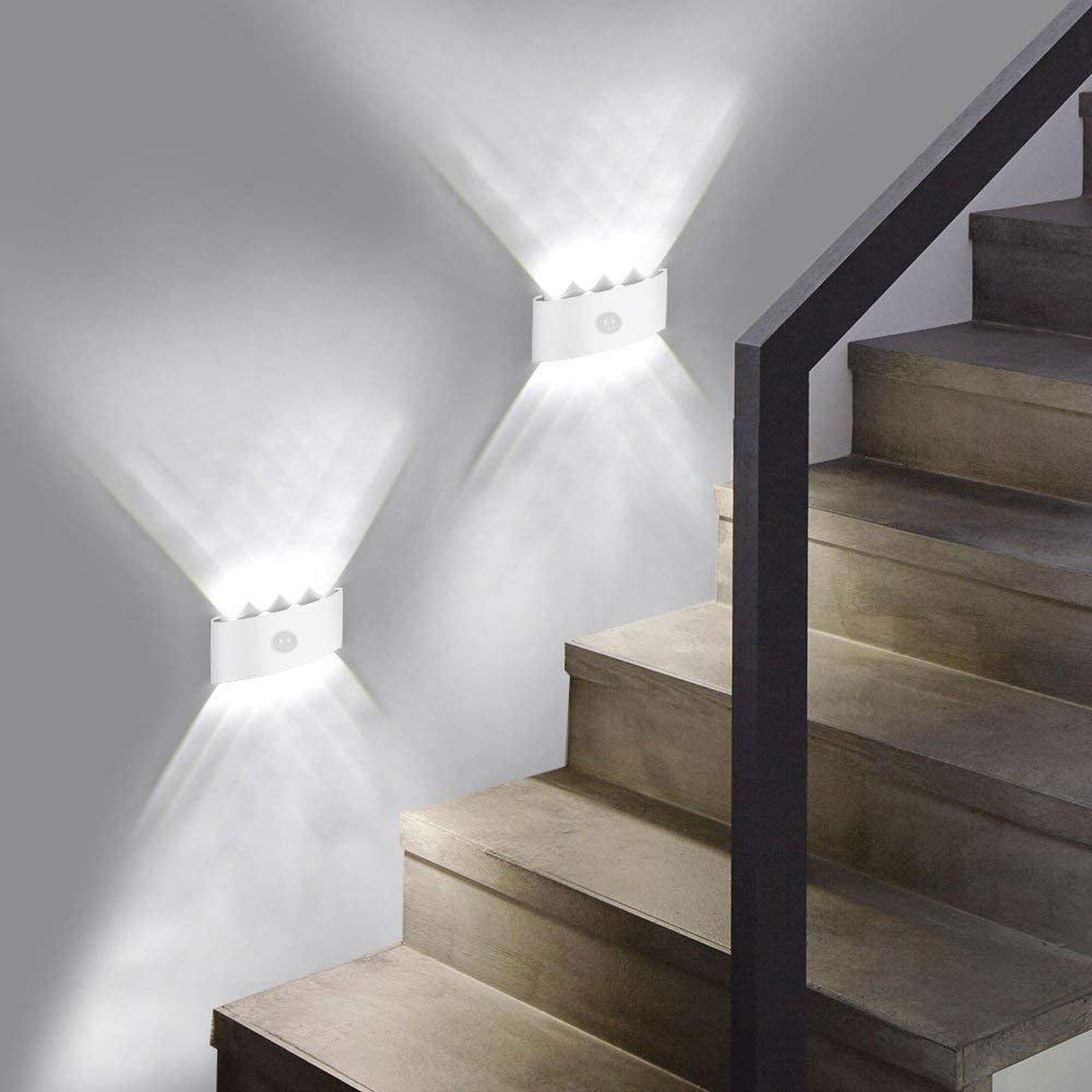 Orr LED Applique da Esterni Metallo/Acrilico Nero/Bianco Moderna Semplice