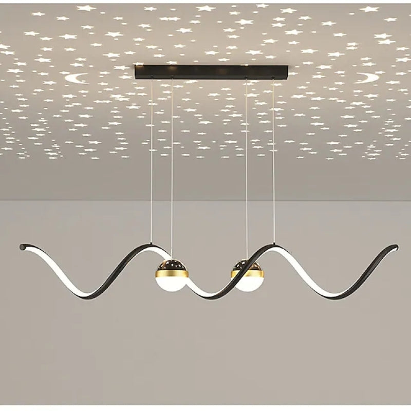 Madina Moderno LED Lampada a Sospensione Stellare Metallo/Vetro Soggiorno/Camera da Letto