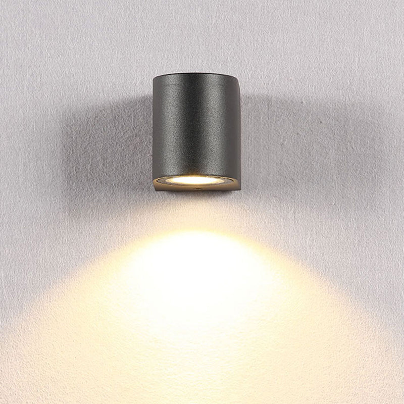Orr Moderne LED Lampade da Esterno Metallo Nero Quadrato Minimalista