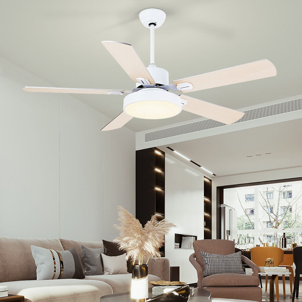 Morandi Ventilatori da Soffitto Moderno LED Metallo Acrilico,Sala da Pranzo