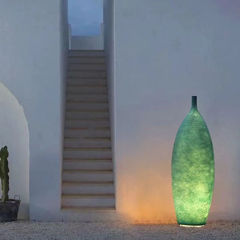 Byers Design LED Lampade da Terra Creativo Flacone Resina Colorato Soggiorno/Camera da Letto