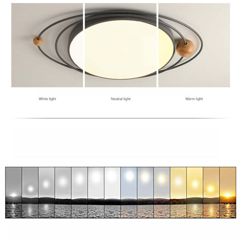 Quinn Moderne Design LED Plafoniere Metallo/Acrilico 5 Colori Galaxy Camera da Bambini