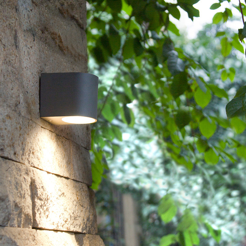 Orr Moderne LED Lampade da Esterno Metallo Nero Quadrato Minimalista