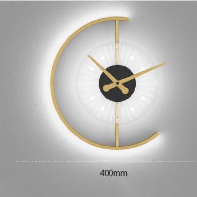 Nielsen Moderno LED Applique Orologio Minimalismo Design Metallo Soggiorno/Camera da Letto