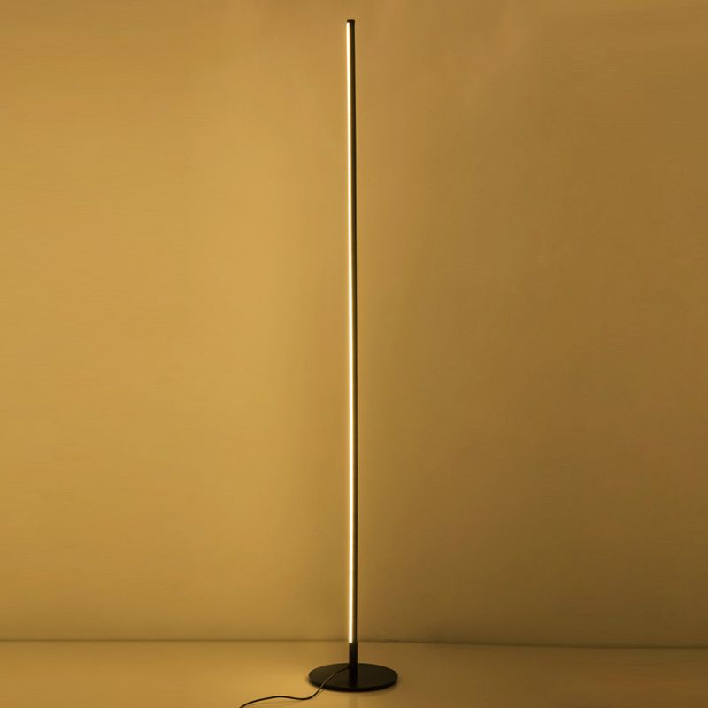 Edge Minimalista Moderna LED Lampada da Terra Lineare Argento/Oro/Nero Soggiorno/Camera da Letto