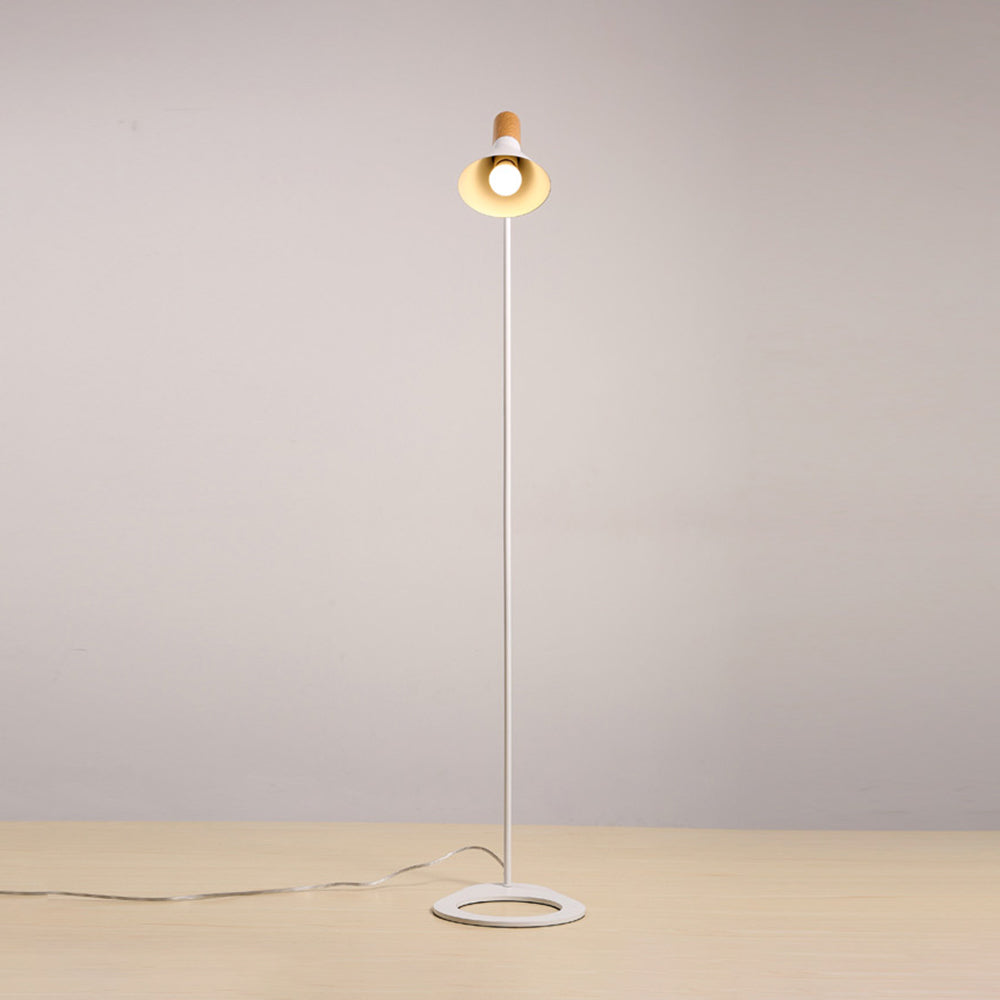 Carins Moderne LED Lampada da Terra Metallo Nero/Bianco Soggiorno