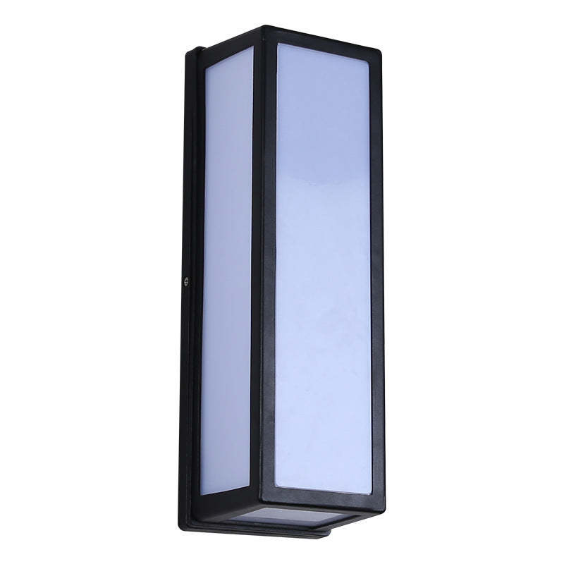 Orr Moderne LED Lampade da Esterno Metallo/Acrilico Nero Impermeabile