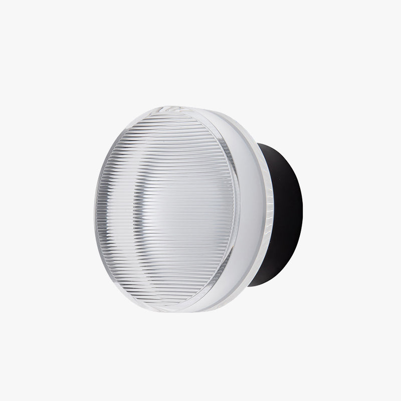 Veta Moderno LED Piccolo Applique Trasparente Metallo Acrilico Nera/Oro Soggiorno/Camera da Letto