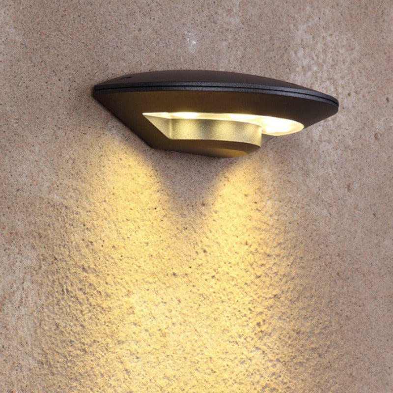 Orr Moderne LED Lampade da Esterno Metallo/Acrilico Caldo Impermeabile Disco Volante