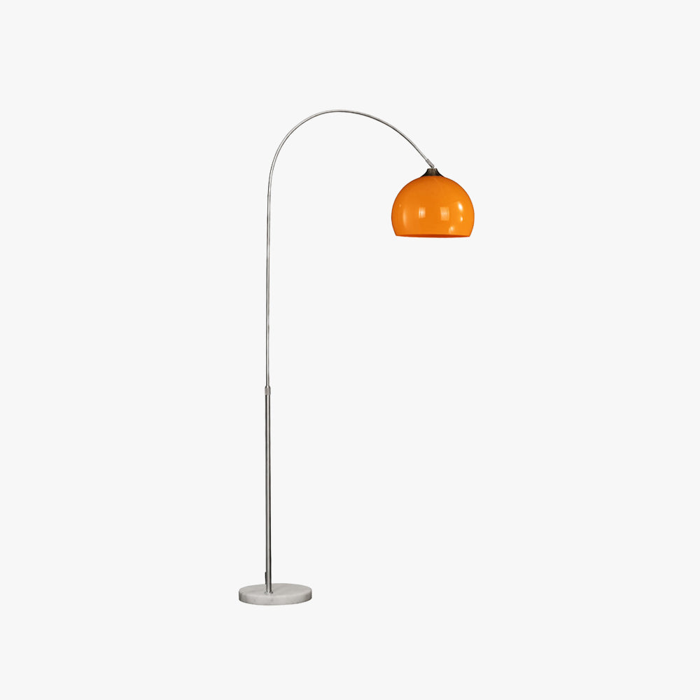 Salgado Moderne LED Alto/Arco Lampade da Terra Arancio/Bianco