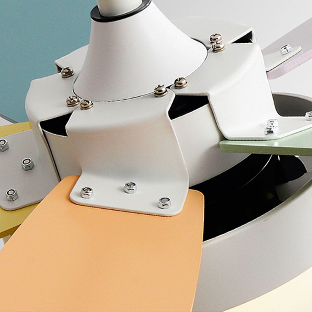 Morandi Ventilatori da Soffitto Colorato DC Moderno LED Estate Camera da Letto