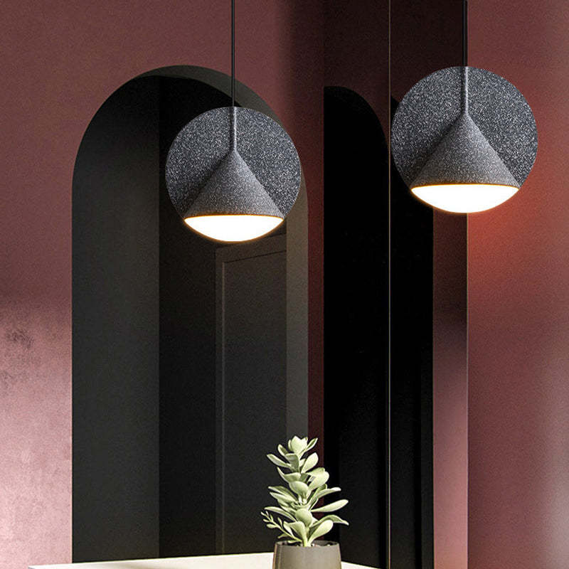 Morandi Moderno Minimalismo LED Lampada a Sospensione Grigio/Blu/Giallo Camera da Letto/Sala da Pranzo
