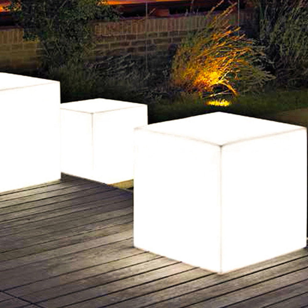 Pena Cubo LED Ricaricabile Lampade da Esterno PE