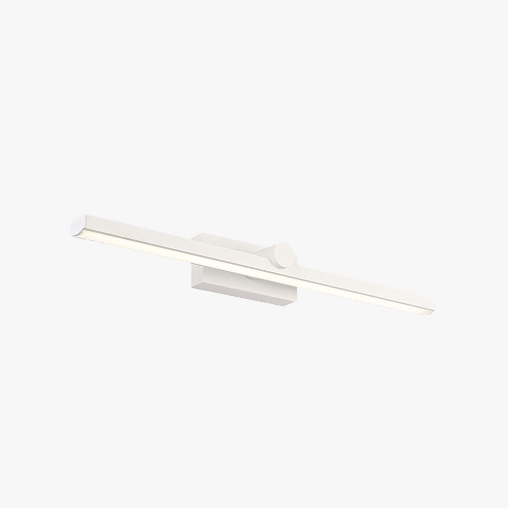 Edge Minimalista LED Lineare Applique Specchio Metallo Bianco Bagno
