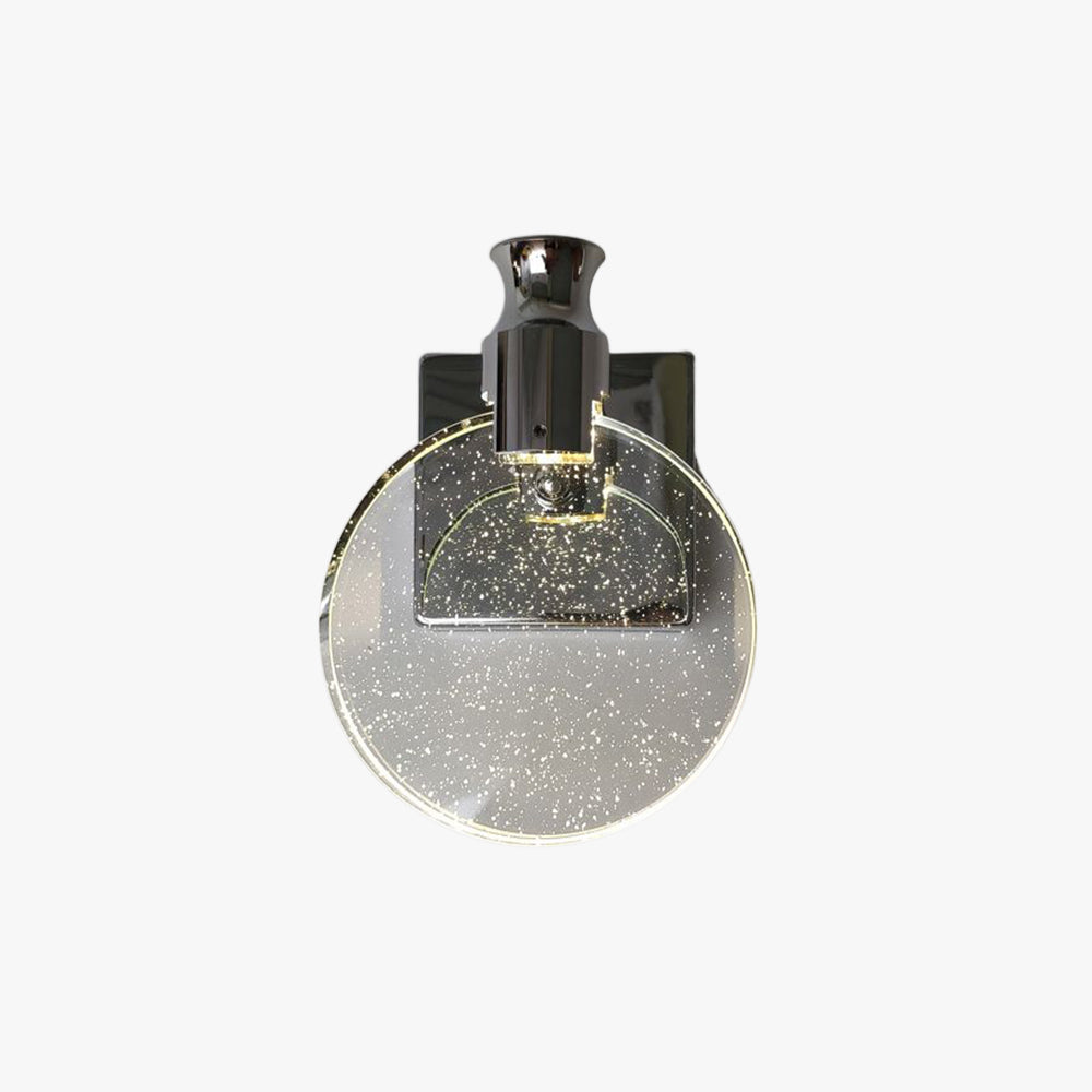Kristy Design LED Moderni Girare Applique Metallo Oro/Argento Specchio Bagno