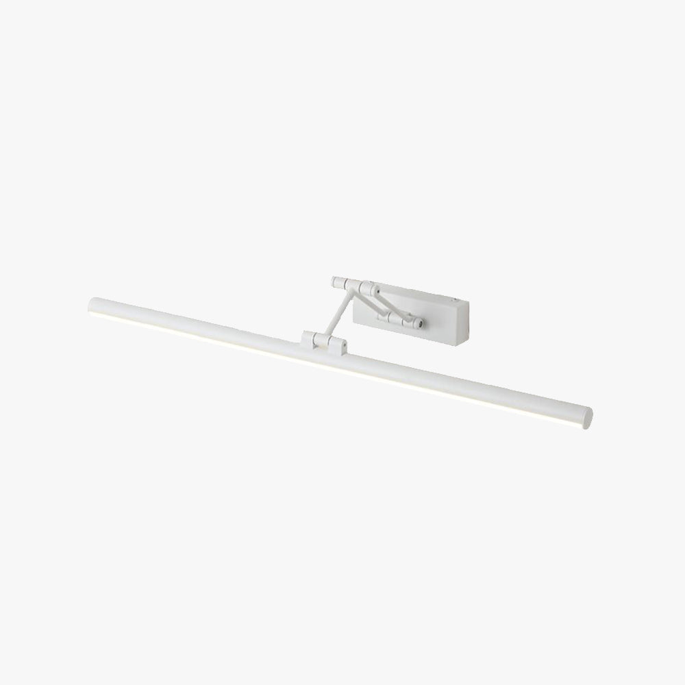 Edge Minimalista LED Applique Specchio Bagno Metallo Bianco