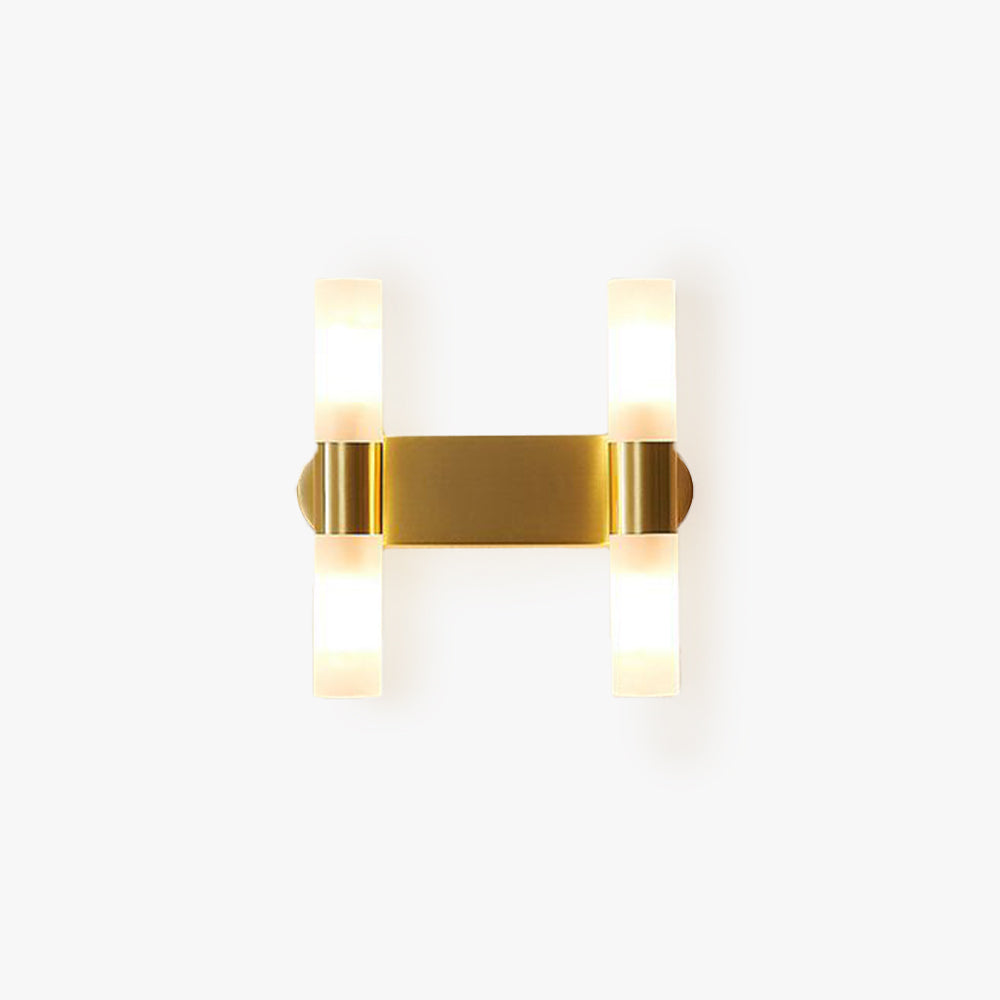 Leigh Applique Moderna Cilindrica Metallo Oro Moderno