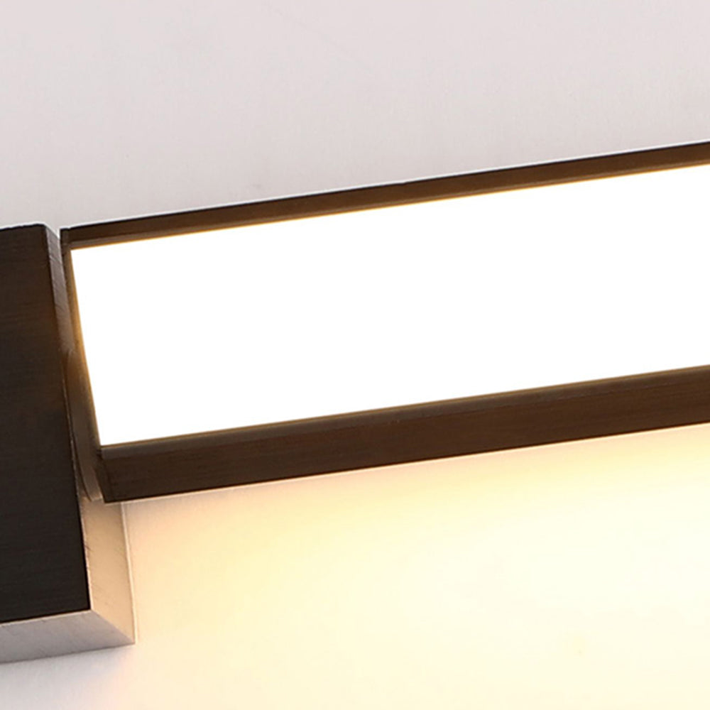 Edge Minimalista LED Applique Nera Ruotabile Linea Camera da Letto/Corridoio