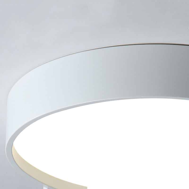 Quinn Moderne LED Plafoniere Metallo/Acrilico Doppio Livello Rotonde Bianco/Oro/Grigio/Verde