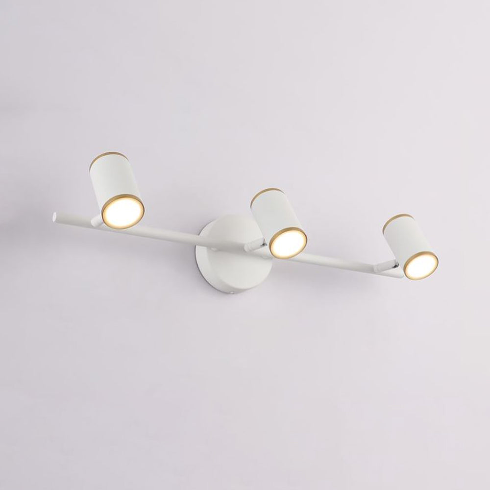 Cooley Moderno LED Cilindrico Piccolo Faretti Applique Nero/Bianco Bagno