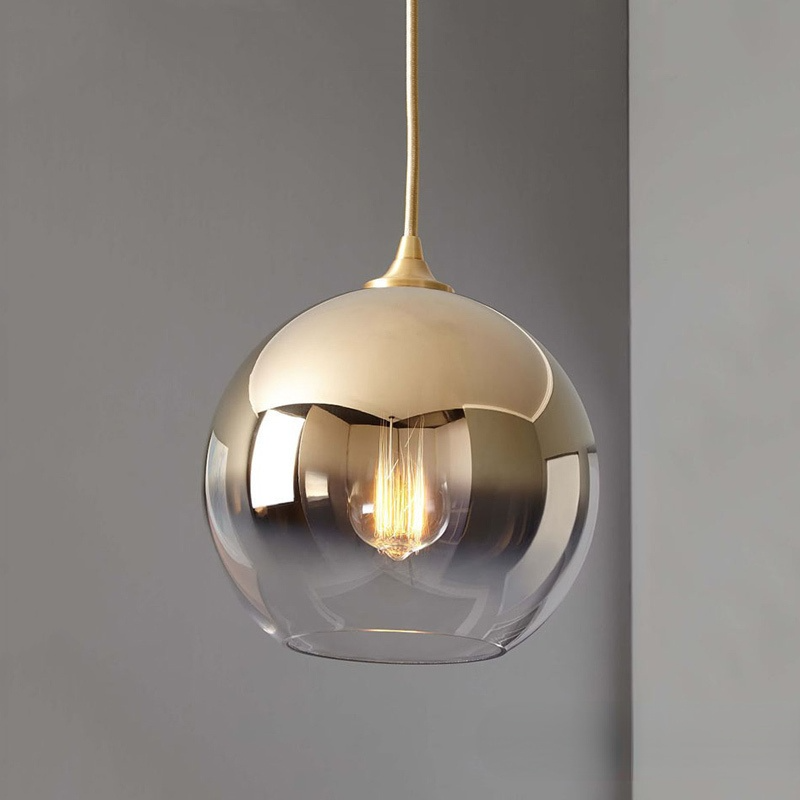 Levy Design LED Lampada a Sospensione Globo Oro/Argento/Oro Rosa Soggiorno/Camera da Letto