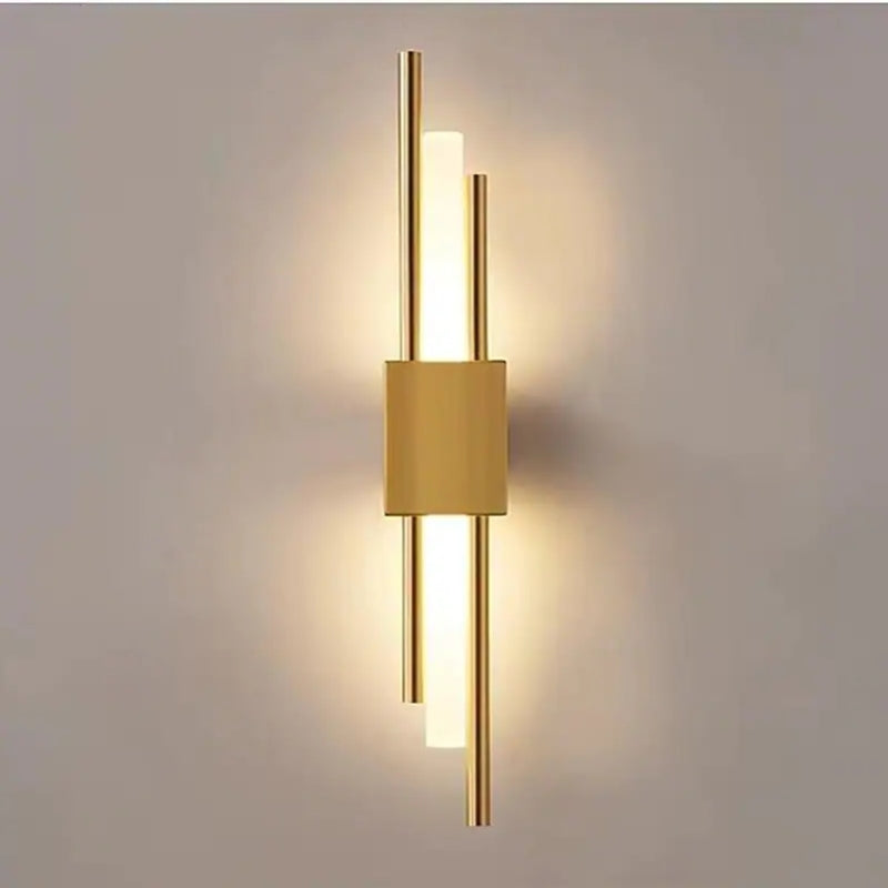 Alana Moderna LED Applique Metallo Nero/Oro Bar/Camera da Letto/Soggiorno