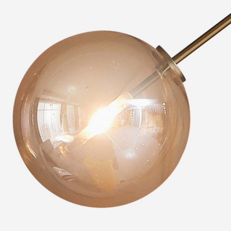 Valentina Design LED Artistico Unico Lampade da Terra Metallo Vetro Soggiorno/Camera da Letto