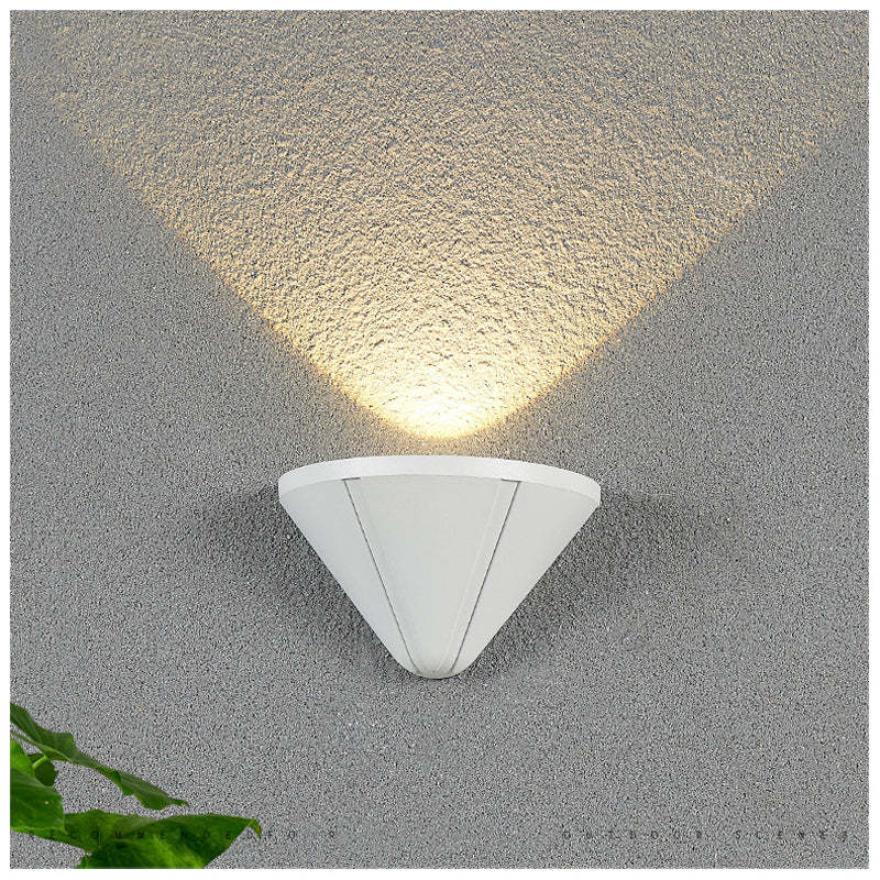 Orr Moderne LED Lampade da Esterno Metallo/Acrilico Bianco/Nero